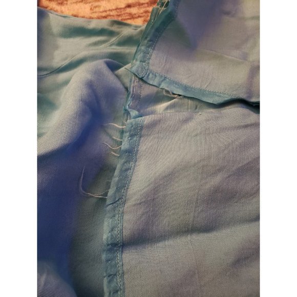 60s/70s Mod Blue Beaded Dress‎ - Picture 4 of 5